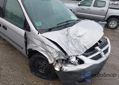 2007 Dodge Caravan Se из США, поврежденный, VIN 1D4GP25R17B244240